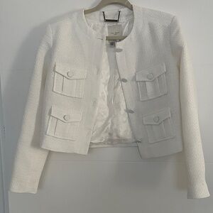 Ted Baker Cream Textured Blazer
